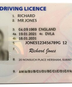 Driving License - United Kingdom