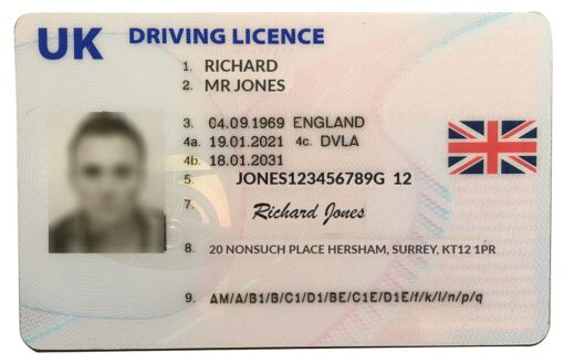 Driving License - United Kingdom